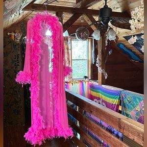 Be Wicked Feather Robe